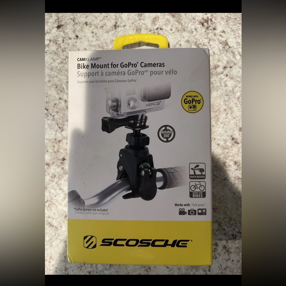 Scosche CamKlamp Bike Mount for GoPro Cameras